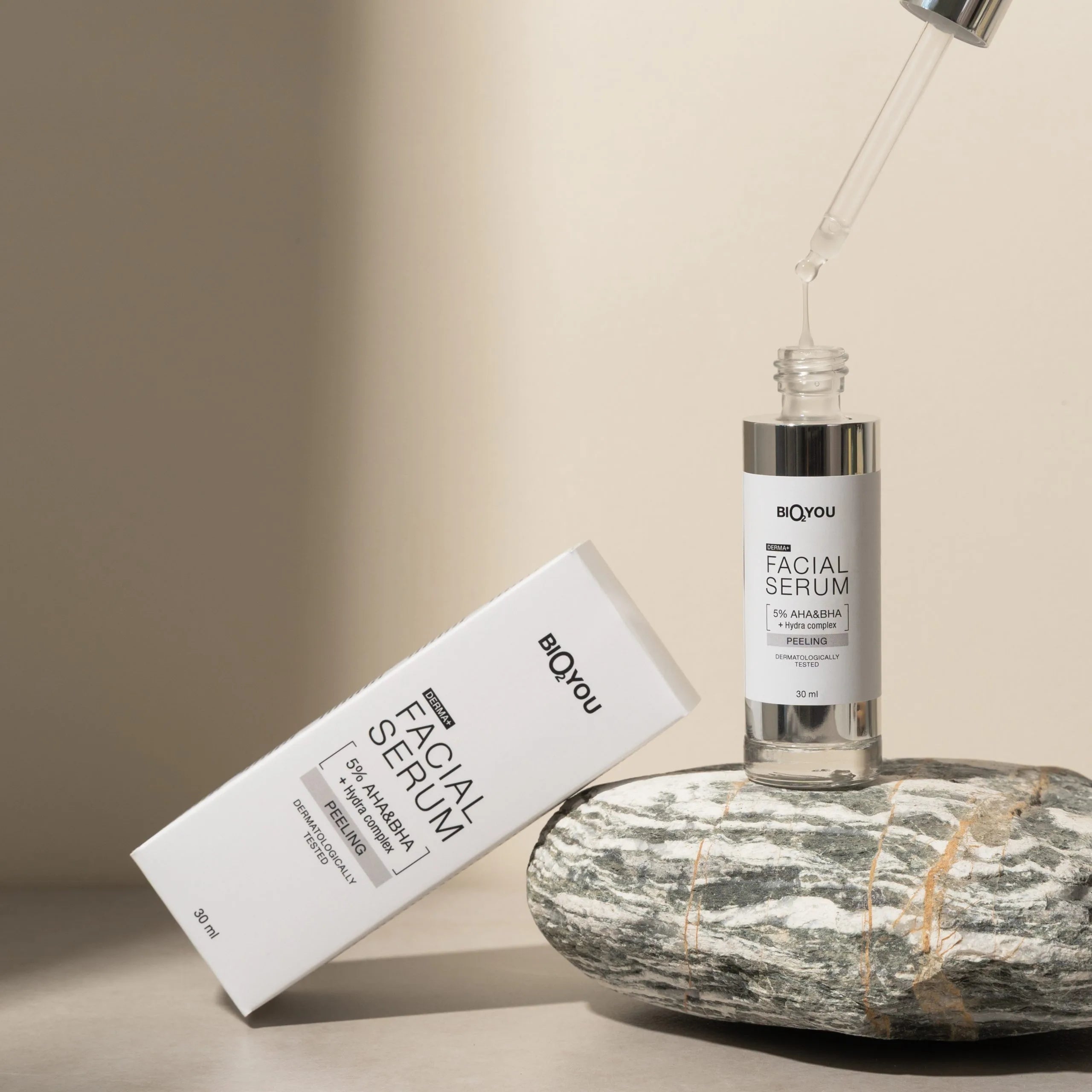 DERMA+ 5 rūgščių šveičiamasis serumas, 30 ml