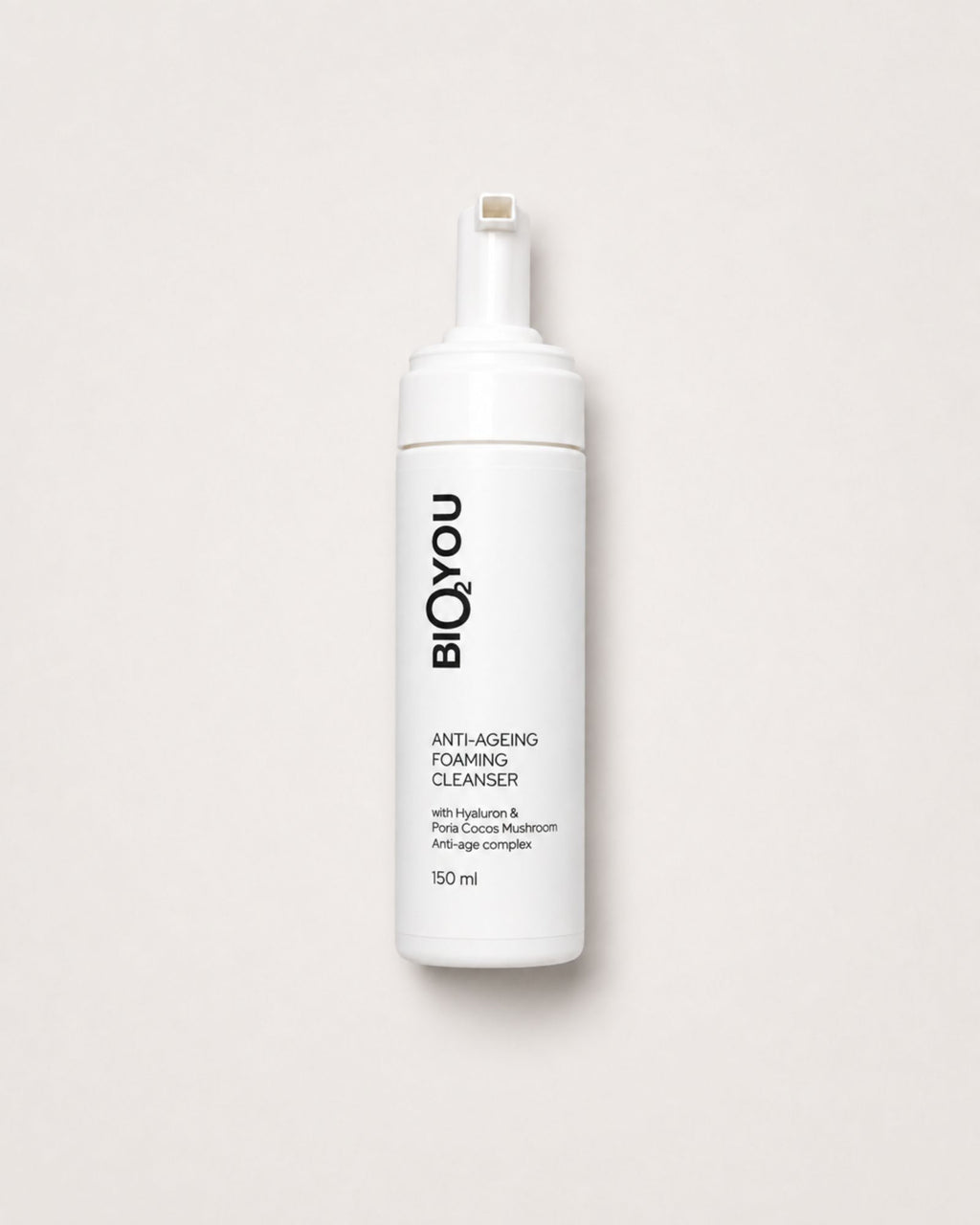 Anti-Age putojantis prausiklis su Poria Cocos ir hialurono rūgštimi, 150 ml