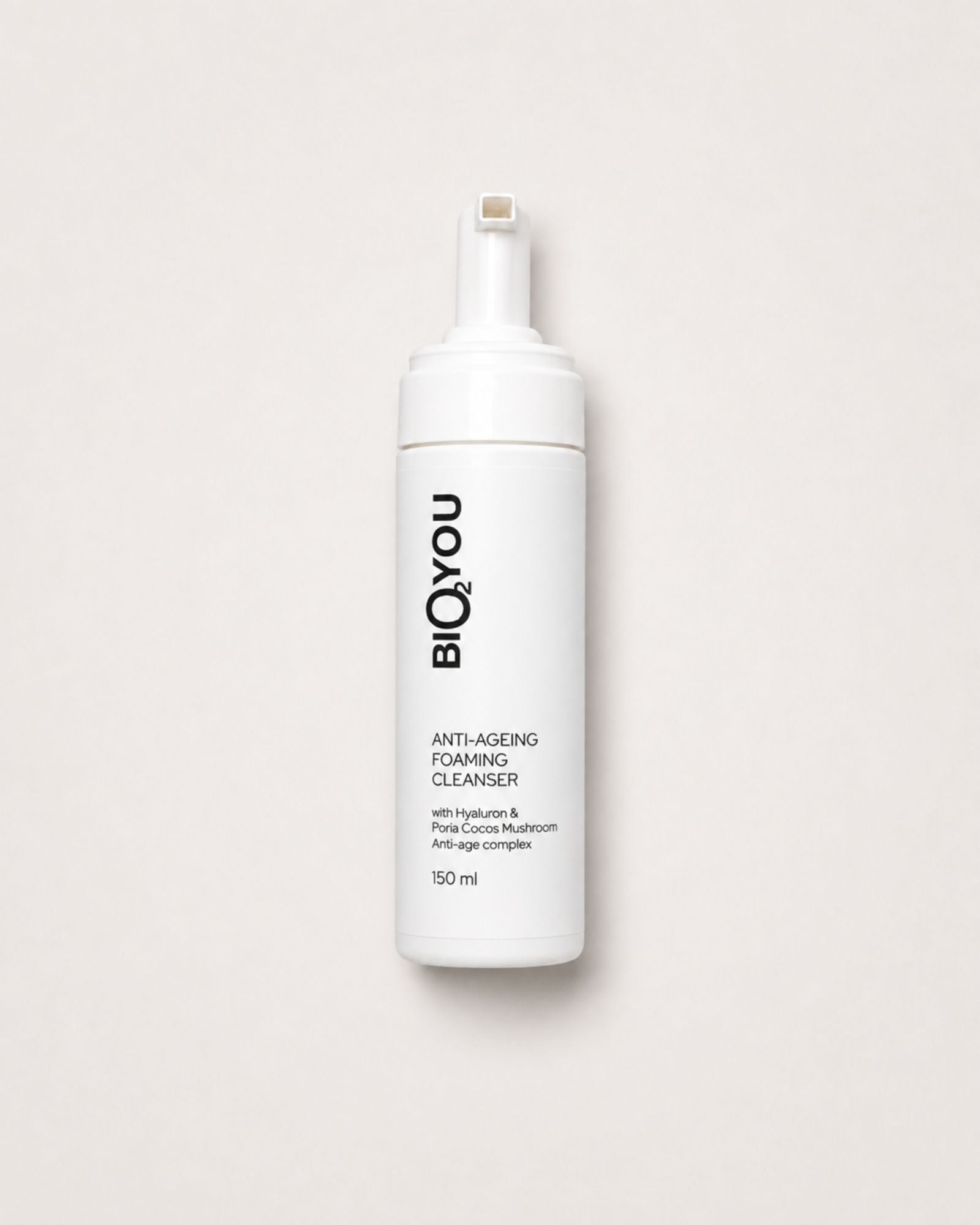 Anti-Age putojantis prausiklis su Poria Cocos ir hialurono rūgštimi, 150 ml