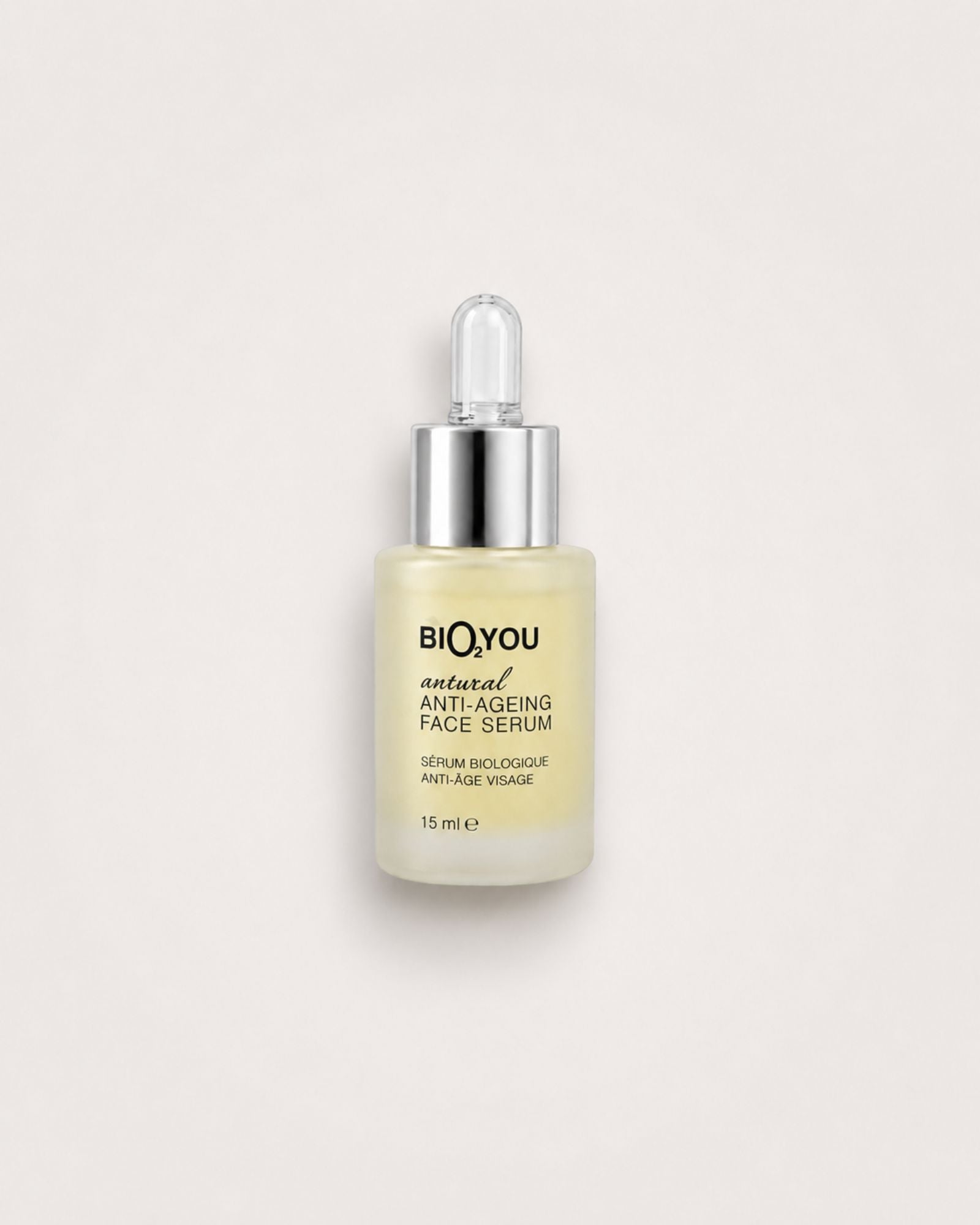 Anti-Age veido serumas su vitaminu C ir hialurono rūgštimi, 15 ml