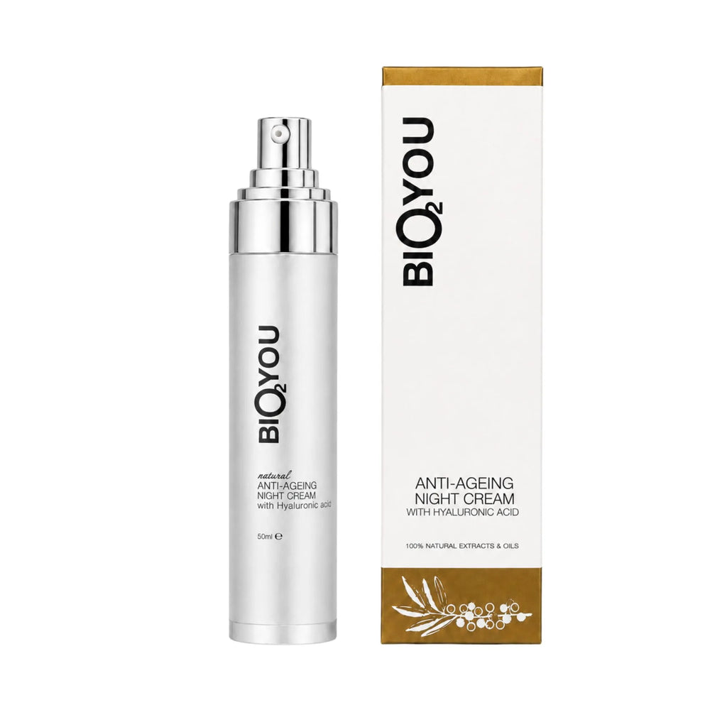 Anti-Age naktinis kremas su hialurono rūgštimi, 50 ml