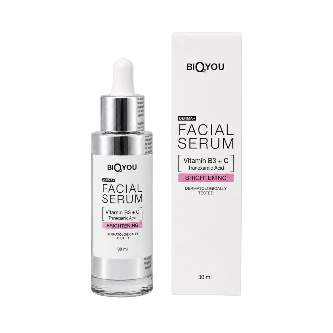 DERMA+ skaistinantis serumas su niacinamidu ir vitaminu C, 30 ml