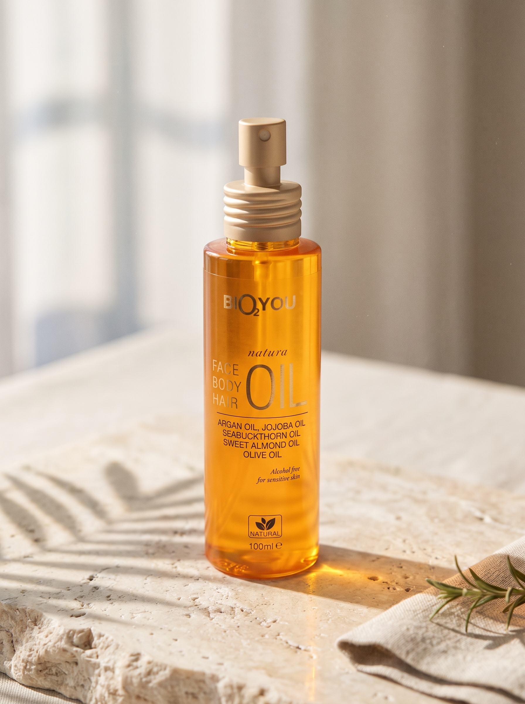 Šaltalankių aliejus veidui, kūnui ir plaukams, 100 ml